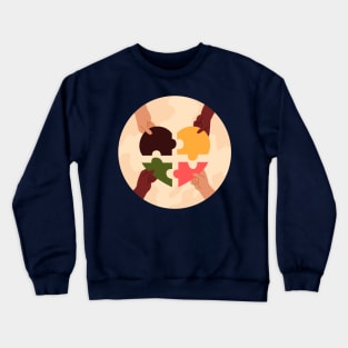 Puzzle Heart Crewneck Sweatshirt